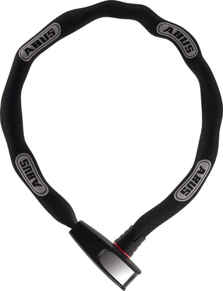 ABUS Catena 6806K chain lock - Lightweight hardened steel bike lock with fashionable textile tube - Square chain with security level 6