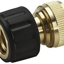 Kärcher 26450150 Brass 1/2 Inch Hose Coupling, Black, Brass