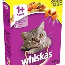 whiskas 1+ Cat Complete Dry with Chicken 340g