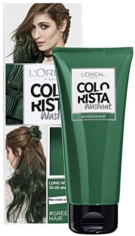 L'Oreal Paris Colorista Washout Green Semi-Permanent Hair Dye 80ml - Image 2