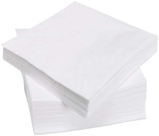 IKEA FANTASTISK - Paper Napkin, White / 100 Pack - 40x40 cm - Image 2