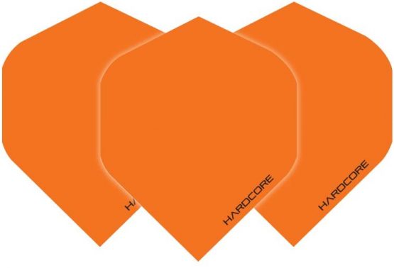 RED DRAGON Hardcore XT Colours Extra Thick Standard Dart Flights - 5 sets Per Pack (15 Dart Flights in total)