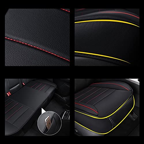 HONCENMAX Luxury Car seat Cover Cushion Pad Mat Protector for Auto Supplies for Sedan Hatchback SUV PU leather - Image 4