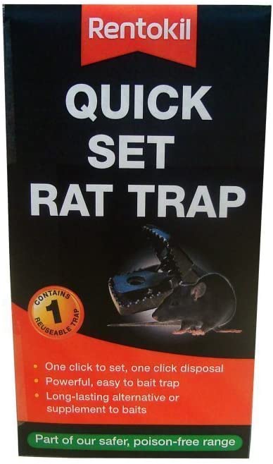 Rentokil FQ30 Quick Set Rat Trap, Multi, 1-Pack