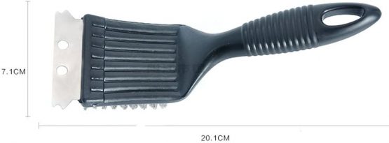BBQ Barbecue Oven Cleaner The Grill Brush Pro Cleaning Brush Scraper Stainless Steel Bristles - Image 3