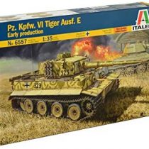 Italeri ITA6557 Tiger I Ausf. E Early Production 1/35 Plastic Model kit, Unpainted