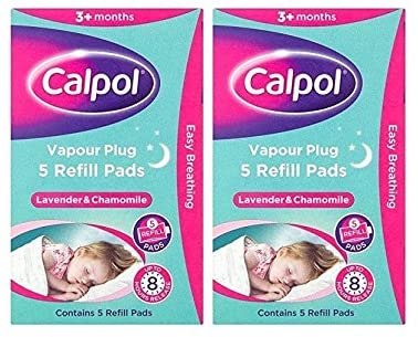 Calpol Vapour Plug Nightlight - Refill Pads Only, 5 Count (Pack of 2)