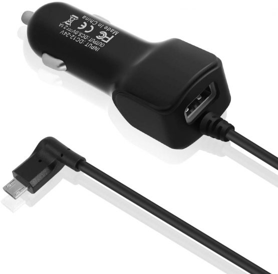 Car Charger for TomTom Sat Nav,LANMU USB Charger and Data Cable for ...