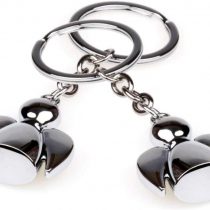 Angel Keyring Sunny Dolls Keychains Guardian Key Rings for Women Men Girls with Free Organza Gift Pouch-4pcs