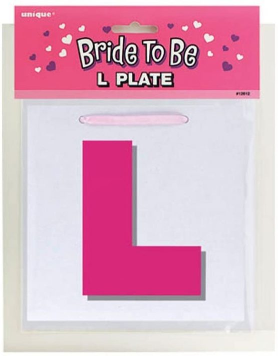 Shatchi 2 x Ribbon Hen Party Do Accessories Girls Night Bride to Be L Plates Gifts Decorations, Pink, Stander