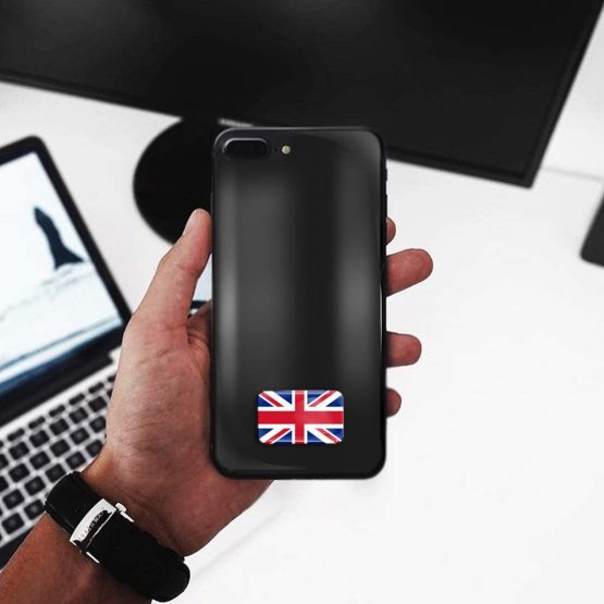 2 x 3D Domed Silicone Stickers Decals UK Union Jack National United Kingdom Great Britain Flag Car Motorcycle Helmet F 32 - Image 3