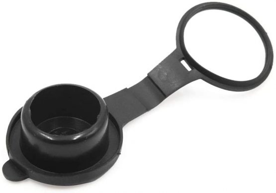 Sourcingmap 2pcs Black Car Cigarette Lighter Socket Cover Cap 12V Outlet Lid - Image 2