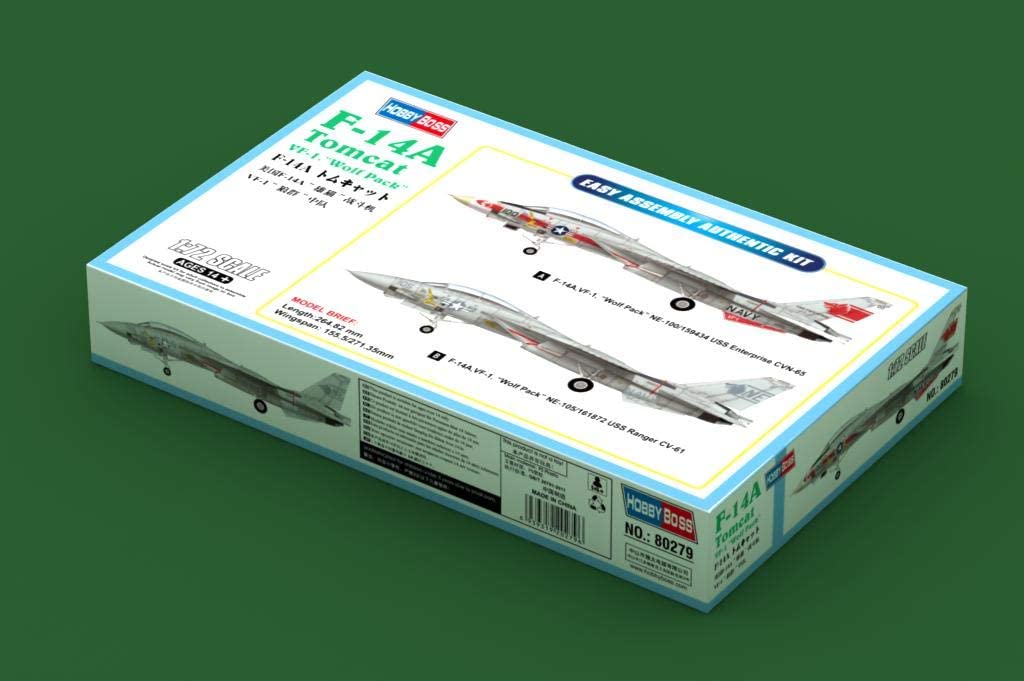 Hobbyboss F-14a Tomcat VF-1 "Wolf Pack, Coloured, Large - Image 2