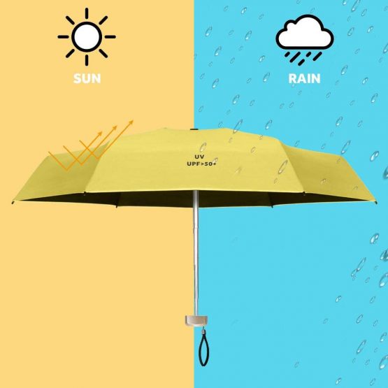 Vicloon Mini Umbrella, Pocket Umbrella, 6 Ribs Lightweight Compact Folding Umbrella Windproof Rain and Sun Umbrella with Reinforced Frame for Travel,School,Daily Life (Upgrade） - Image 4