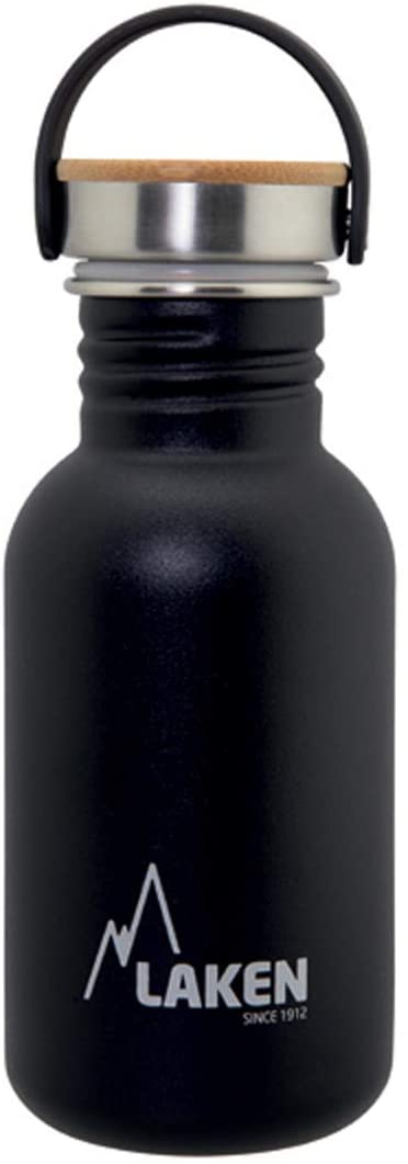 Laken Unisex - Adult Heavy Duty Stainless Steel Bottle 0.5 L Black 0.5, 500 ml - Image 2