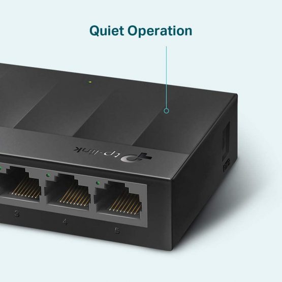 TP-Link LS1005G 5-Port Desktop/Wallmount Gigabit Ethernet Switch/Hub, Network Splitter, Plug and play, Plastic Case - Image 3