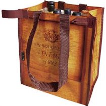 Vin Bouquet FIA 050 6 Bottles bag. Vintage Bag transports up to 6 bottles