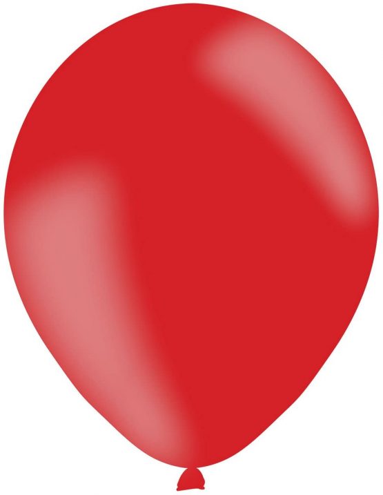 amscan 9900627 Plain Latex Balloon Party Decorations, Red