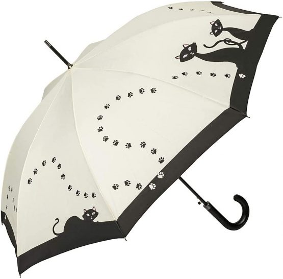 VON LILIENFELD® Umbrella Automatic Women Motif Black Cats - Image 4