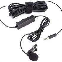 Saramonic Quality microphone omnidirectional Lavalier Broadcast lavmicro with Connector Combo TRS/TRRS 3.5 mm & 6.3 mm Adapter for Smartphones, DSLR Cameras, Camcorders & Recorders
