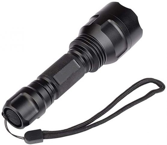 Green Torch, Tactical Hunting Flashlight Torches with Green Light Rechargeable & One Mode for Hunting Night Vision Hiking Camping - Image 3