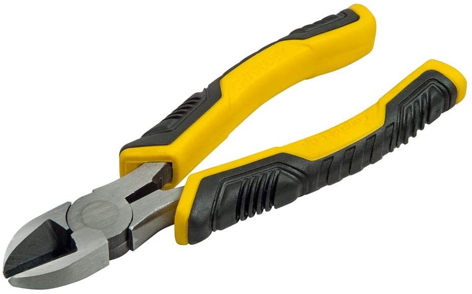 STANLEY Control Grip Diagonal Cutting Pliers 180mm STHT0-74455, Yellow, Eén maat - Image 2