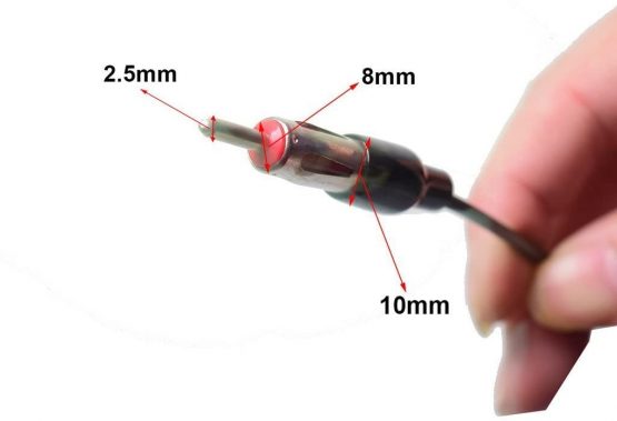 Cocar Auto Inline Antenna Radio FM & AM Stereo Signal Amp Amplifier Booster Cable (Coax Male to Female Extension Cable) with Power Input - Image 4