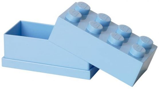 LEGO Mini Box 8, Light Royal Blue - Image 2
