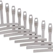 9 Pcs Understring Radius Gauge Precision Luthier Tools Radius Gauge Set Accurate Guitar and Bass Setup for Bridge Saddle Adjustments