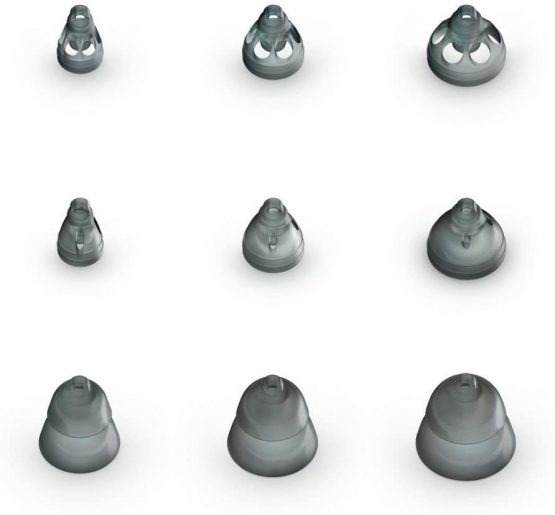 Phonak Hearing Aid Open Domes, Size Small (New Smokey Domes)