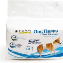 Croci Nappy Wrap for Male Dog, Small, 30-40 cm, 12-Piece