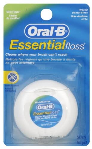 Oral-B Essential Mint Floss, 12 x 50 m, 12 count (Pack of 1)
