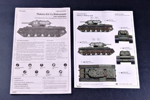 Trumpeter 1: 35 - Kv-1 Russian Ehkranami Tank Various - Image 4