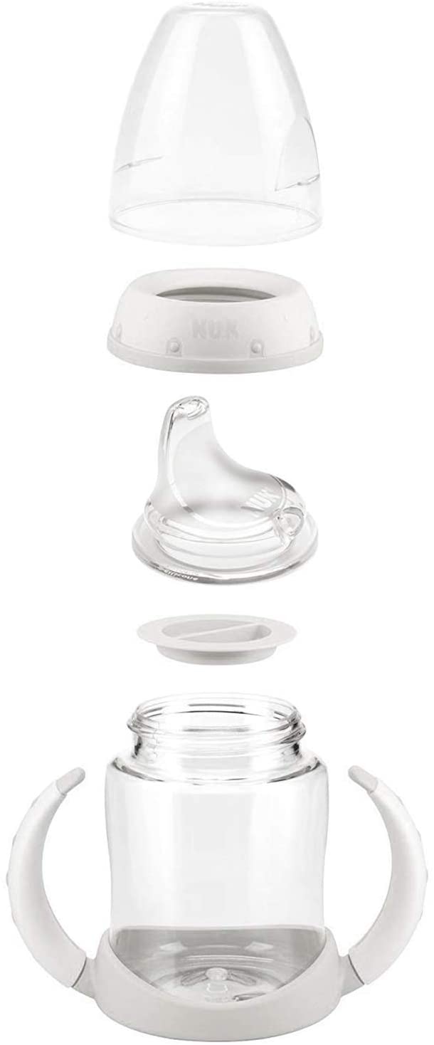 NUK First Choice 150ml Learner Bottle with Silicone Spout, Clear - Image 4