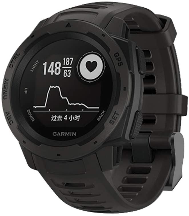 Compatible with Garmin Instinct 22mm Watch Straps, Replacement Wristband Strap (Black), Black/White - Image 2