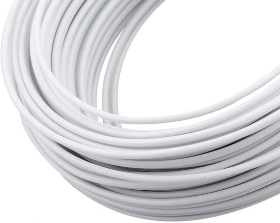 KINGLAKE 2 mm Black Garden Wire Coil Plastic Coated 20 m Plant Twisty Tie for Plant Tree Support - Image 3