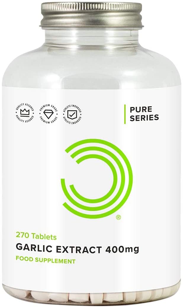 Bulk Garlic Extract Tablets, 1000 mg, Odourless High Strength Garlic Supplement, Pack of 270, 270 Servings, Packaging May Vary