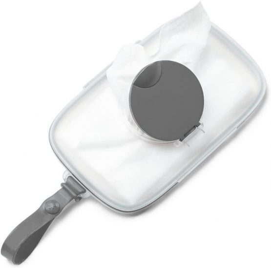 Skip Hop Grab & Go Snug Seal Wipes Case - Grey - Image 2