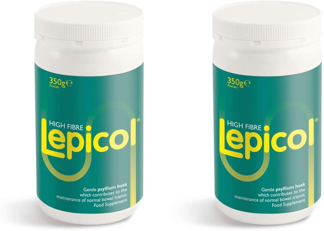 Lepicol Original 3in1 Formulation - Contains Psyllium Husk, Inulin and 5 Strains of Live Bacteria - 350g (Pack of 2)