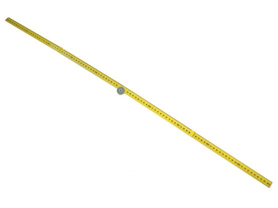 Faithfull FAIRULEFOLD RULEFOLD 1m Folding Rule ABS Plastic - Yellow - Image 2