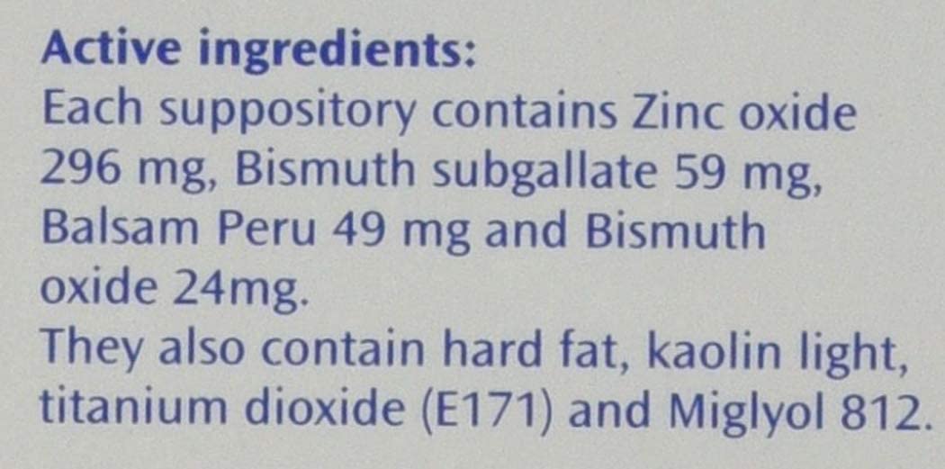 Anusol, Suppositories Treatment for Haemorrhoids Shrinks Piles Relieves Discomfort and Soothes Itching, 12 Suppositories - Image 4