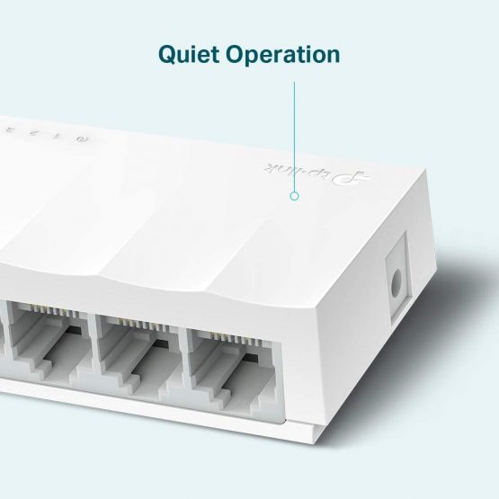 TP-Link 5-Port Desktop/Wallmount 10/100Mpbs Network/Ethernet Switch, Ethernet SPLITTER, Plastic Case (LS1005) - Image 3