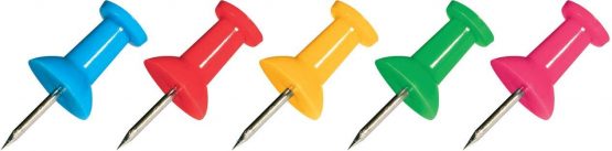 Maped Push Pins Assorted Colours (Pack of 25) - Image 3