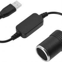 Vbestlife USB Port to 12V Car Cigarette Lighter Socket Female Converter Adapter Cord