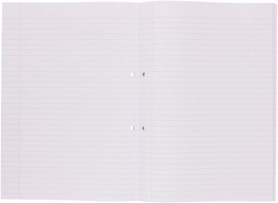 RHINO Stationery A4 Refill Pad 160 Page | 8mm Ruled with Margin | Side Bound Notepad Grey | School Notepad Quality Writing Paper - Image 3