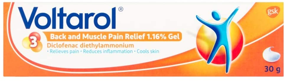 Voltarol Back and Muscle Pain Relief 1.16% Gel, 30g