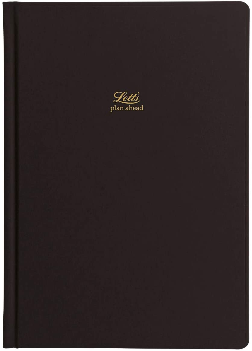 LETTS Icon A5 undated 5 Year Diary - Black
