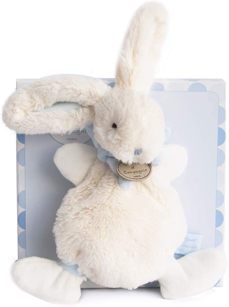 Doudou et Compagnie DC2121 Blue Lapin Bonbon Doudou Comforter, Baby