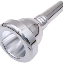 Missmore Trombone Mouthpiece 12C，Baritone and Euphonium Mouthpiece，Silver Plated