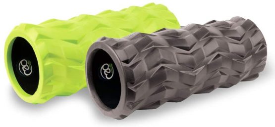 Fitness Mad Tread EVA Foam Roller, Portable Deep Pain Relief, Trusted by Athletes for Pre/Post Workout, Rehabilitation and Myofascial Release, Ideal for Footballers Runners Cyclist Gym